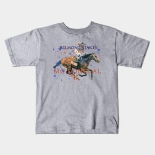 Famous Racehorses - Mo Donegal Belmont Stakes 2022 Kids T-Shirt